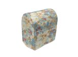 Abakuhaus Copertura Per Frullatore Shabby Flora, Vintage Garden Leaf, Custodia Per Elettrodomestici Da Cucina Con Tasche, 36 X 39 X 24 Cm, Azzurro Bianco Lilla
