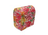 Abakuhaus Copri Frullatore A Immersione Con Motivo Floreale, Fiori Acquerellati, Custodia Per Elettrodomestici Da Cucina Con Tasche, 36 X 39 X 24 Cm, Rosso E Arancione