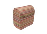 Abakuhaus Copertura Astratta Per Frullatore, Strisce Orizzontali, Custodia Per Elettrodomestici Da Cucina Con Tasche, 36 X 39 X 24 Cm, Multicolore