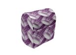 Abakuhaus Copertura Astratta Per Frullatore, Trippy Digital Shapes, Custodia Per Elettrodomestici Da Cucina Con Tasche, 36 X 39 X 24 Cm, Viola Bianco