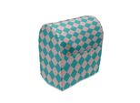 Abakuhaus Copertura Geometrica Per Frullatore, Tile Classico Retrò, Custodia Per Elettrodomestici Da Cucina Con Tasche, 36 X 39 X 24 Cm, Turchese E Viola