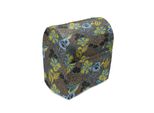 Abakuhaus Copertura Astratta Per Frullatore, Dettagli Floreali Cerchiati, Custodia Per Elettrodomestici Da Cucina Con Tasche, 36 X 39 X 24 Cm, Multicolore