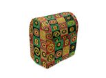 Abakuhaus Copri Frullatore Africano, Trippy, Custodia Per Utensili Da Cucina Con Tasche, 36 X 39 X 24 Cm, Multicolore