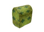 Abakuhaus Copertura Astratta Per Frullatore, Clear Flower Of Life, Custodia Per Utensili Da Cucina Con Tasche, 36 X 39 X 24 Cm, Giallo Verde Cacciatore