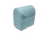 Abakuhaus Copertura Per Frullatore Da Tavolo Azzurro, Pois Classico, Custodia Per Elettrodomestici Da Cucina Con Tasche, 36 X 39 X 24 Cm, Azzurro Pallido Bianco