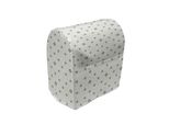 Abakuhaus Copertura Geometrica Per Frullatore, Moderno Cerchio Esagonale, Custodia Per Elettrodomestici Da Cucina Con Tasche, 36 X 39 X 24 Cm, Bianco E Nero
