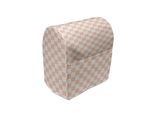 Abakuhaus Copri Frullatore Geometrico, Quadrati Rosa Moderni, Custodia Per Elettrodomestici Da Cucina Con Tasche, 36 X 39 X 24 Cm, Color Crema Pesca