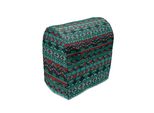Abakuhaus Copertura Per Frullatore Tribale, Hand Drawn Aztec, Custodia Per Utensili Da Cucina Con Tasche, 36 X 39 X 24 Cm, Rosso Blu Verde Acqua