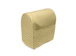 Abakuhaus Copertura Geometrica Per Frullatore, Triangolare Quadrata, Custodia Per Utensili Da Cucina Con Tasche, 36 X 39 X 24 Cm, Giallo E Bianco