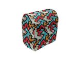 Abakuhaus Copertura Astratta Per Frullatore, Frecce Psichedeliche, Custodia Per Utensili Da Cucina Con Tasche, 36 X 39 X 24 Cm, Multicolore