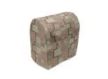 Abakuhaus Copertura Astratta Per Frullatore, Platz Spiral Modern, Custodia Per Elettrodomestici Da Cucina Con Tasche, 36 X 39 X 24 Cm, Redwood Tan Red