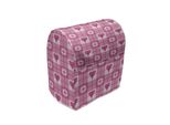 Abakuhaus Copertura Astratta Per Frullatore, Cuore E Petali Di Fiori, Custodia Per Utensili Da Cucina Con Tasche, 36 X 39 X 24 Cm, Rosa Pallido E Magenta