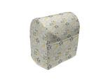 Abakuhaus Copertura Per Frullatore Da Tavolo Grigio E Giallo, Farm Florals Swirl, Custodia Per Elettrodomestici Da Cucina Con Tasche, 36 X 39 X 24 Cm, Marigold Grigio Antracite