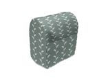 Abakuhaus Copertura Astratta Per Frullatore, Fiori Ondulati Vintage, Custodia Per Elettrodomestici Da Cucina Con Tasche, 36 X 39 X 24 Cm, Verde Salvia Chiaro E Bianco