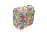 Abakuhaus Copertura Moderna Per Frullatore, Pulsanti Circolari, Custodia Per Elettrodomestici Da Cucina Con Tasche, 36 X 39 X 24 Cm, Multicolore