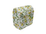 Abakuhaus Copertura Per Frullatore Da Tavolo Natur, Lemon Woody Romantic, Custodia Per Elettrodomestici Da Cucina Con Tasche, 36 X 39 X 24 Cm, Verde Felce Giallo Bianco