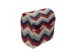Abakuhaus Copertura Angolare Per Frullatore, Retro Abstract Stripes, Custodia Per Elettrodomestici Da Cucina Con Tasche, 36 X 39 X 24 Cm, Azzurro Blu Navy