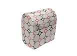 Copertura Per Frullatore Retrò Abakuhaus, Linee Esagonali, Custodia Per Elettrodomestici Da Cucina Con Tasche, 36 X 39 X 24 Cm, Multicolore