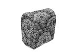 Abakuhaus Copertura Per Frullatore A Immersione Mandala, Motivo Orientale, Custodia Per Elettrodomestici Da Cucina Con Tasche, 36 X 39 X 24 Cm, Bianco E Nero
