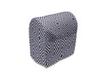 Copertura Per Frullatore Da Tavolo Abakuhaus Marine, Triangoli Simmetrici, Custodia Per Elettrodomestici Da Cucina Con Tasche, 36 X 39 X 24 Cm, Indaco-Crema