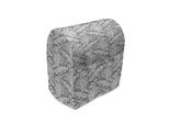 Abakuhaus Copertura Per Frullatore A Immersione In Stile Orientale, Paisley Mare Onde Floreale, Custodia Per Elettrodomestici Da Cucina Con Tasche, 36 X 39 X 24 Cm, Nero E Bianco