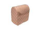 Abakuhaus Copertura Per Frullatore Da Tavolo Arancione, Groovy Soft Triangles, Custodia Per Elettrodomestici Da Cucina Con Tasche, 36 X 39 X 24 Cm, Arancione Pallido Avorio