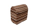 Abakuhaus Zambia Copertura Per Frullatore, Linee Ondulate Tribali, Custodia Per Utensili Da Cucina Con Tasche, 36 X 39 X 24 Cm, Marrone Chiaro Cannella
