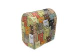 Abakuhaus Copertura Per Frullatore Da Tavolo, Divertente Cartone Animato Colorato, Custodia Per Elettrodomestici Da Cucina Con Tasche, 36 X 39 X 24 Cm, Multicolore