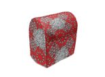 Abakuhaus Copertura Per Frullatore Red Mandala, Scarabocchi, Custodia Per Utensili Da Cucina Con Tasche, 36 X 39 X 24 Cm, Bianco Scarlatto E Nero