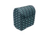 Abakuhaus Copertura Per Frullatore Da Tavolo Blu, Linee Incrociate Spesse, Custodia Per Elettrodomestici Da Cucina Con Tasche, 36 X 39 X 24 Cm, Blu Ardesia E Azzurro