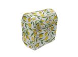 Abakuhaus Copertura Per Frullatore Da Tavolo Natur, Giardino Esotico, Custodia Per Elettrodomestici Da Cucina Con Tasche, 36 X 39 X 24 Cm, Verde Felce Giallo Bianco