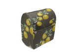 Abakuhaus Copertura Per Frullatore Da Tavolo, Lemon Branchen Wachstum, Custodia Per Utensili Da Cucina Con Tasche, 36 X 39 X 24 Cm, Verde Oliva Giallo