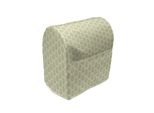Abakuhaus Copertura Per Frullatore Da Tavolo, Foglie Primaverili Geometriche, Custodia Per Utensili Da Cucina Con Tasche, 36 X 39 X 24 Cm, Verde Bianco