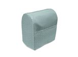 Abakuhaus Copertura Per Frullatore Da Tavolo, Linee Sinuose Bubbles Sea, Custodia Per Elettrodomestici Da Cucina Con Tasche, 36 X 39 X 24 Cm, Azzurro Cielo E Bianco