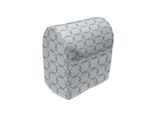 Abakuhaus Copertura Per Frullatore Da Tavolo, A Quadri, Semplice Stile Retrò, Custodia Per Elettrodomestici Da Cucina Con Tasche, 36 X 39 X 24 Cm, Blu E Bianco