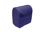 Copertura Per Frullatore Da Tavolo Abakuhaus Marine, Pois Retrò, Custodia Per Elettrodomestici Da Cucina Con Tasche, 36 X 39 X 24 Cm, Viola E Bianco