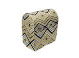 Abakuhaus Copertura Etnica Per Frullatore, Chevron Waves Tribal, Custodia Per Elettrodomestici Da Cucina Con Tasche, 36 X 39 X 24 Cm, Giallo, Nero E Bianco