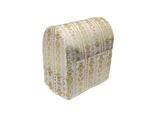 Abakuhaus Copertura Etnica Per Frullatore, Bordi Ombreggiati Primitivi, Custodia Per Utensili Da Cucina Con Tasche, 36 X 39 X 24 Cm, Giallo E Bianco
