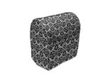 Abakuhaus Copertura Per Frullatore Vittoriano, Motivi Floreali Antichi, Custodia Per Elettrodomestici Da Cucina Con Tasche, 36 X 39 X 24 Cm, Bianco E Nero
