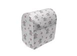 Abakuhaus Elephant Nursery Copertura Per Frullatore, Baby Butterfly, Custodia Per Utensili Da Cucina Con Tasche, 36 X 39 X 24 Cm, Grigio Rosa Pallido Bianco