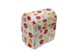 Abakuhaus Copertura Moderna Per Frullatore, Frutta Succo Limone, Custodia Per Elettrodomestici Da Cucina Con Tasche, 36 X 39 X 24 Cm, Albicocca Rubino
