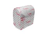 Copertura Per Frullatore Retrò Abakuhaus, Pois Con Fenicotteri, Custodia Per Elettrodomestici Da Cucina Con Tasche, 36 X 39 X 24 Cm, Rosa Pallido E Bianco