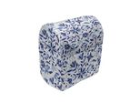 Abakuhaus Copertura Per Frullatore Indigo, Fiori Moderni E Boccioli, Custodia Per Elettrodomestici Da Cucina Con Tasche, 36 X 39 X 24 Cm, Azzurro Pallido Blu Navy