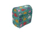 Abakuhaus Copertura Per Frullatore Elephant Nursery, Joyful Natur, Custodia Per Utensili Da Cucina Con Tasche, 36 X 39 X 24 Cm, Multicolore
