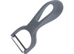 Pelapatate Fackelmann 13,5 Cm, Pelapatate Con Impugnatura Molto Ergonomica E Leggera, Aiuto In Cucina Di Alta Qualità Con Parte Funzionale In Acciaio Inox, Adatto A Tutti I Tipi Di Frutta E Verdura (Colore: Nero)