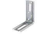 Alberts 866242 Staffa Di Regolazione, Angolo Di 90°, In Rilievo, Con Foro Asolato, Zincata Sendzimir, 70 X 80 X 30 Mm, Set Da 50