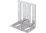 Alberts 851835 Staffa Regolabile, Con Foro Asolato, Acciaio Inox, 35 X 75 X 65 Mm, Set Da 10