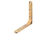 Alberts 858568 Staffa Decorativa, Goffrata, Zincata, Passivata A Film Spesso, 130 X 130 X 21 Mm