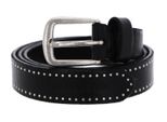 Marc O'polo Pelle Cintura Hemma - Rivet Ladies' Belt W100 Black Nero