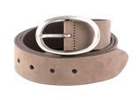 Vanzetti Pelle Cintura Classics 35Mm Full Leather Belt W110 Grey Taupe Beige